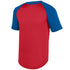 Augusta Sportswear Youth Wicking Short Sleeve Baseball Jersey (1509), Color 'RedRoyal'